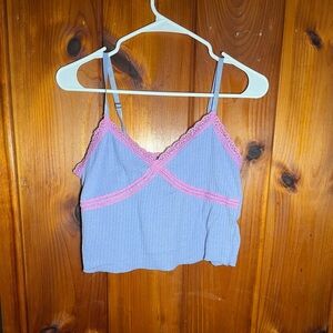 This large tank top is perfect for summer and is in good condition.